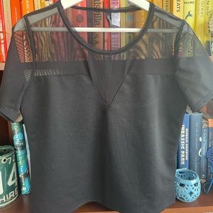 H&M Mesh Crop Top L